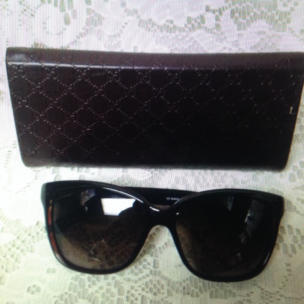 Gucci, Italy, Brown Tortoise Sunglasses