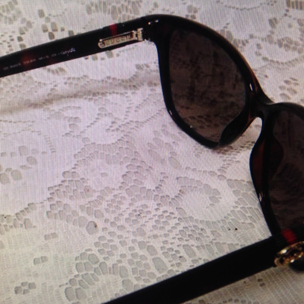 Gucci, Italy, Brown Tortoise Sunglasses