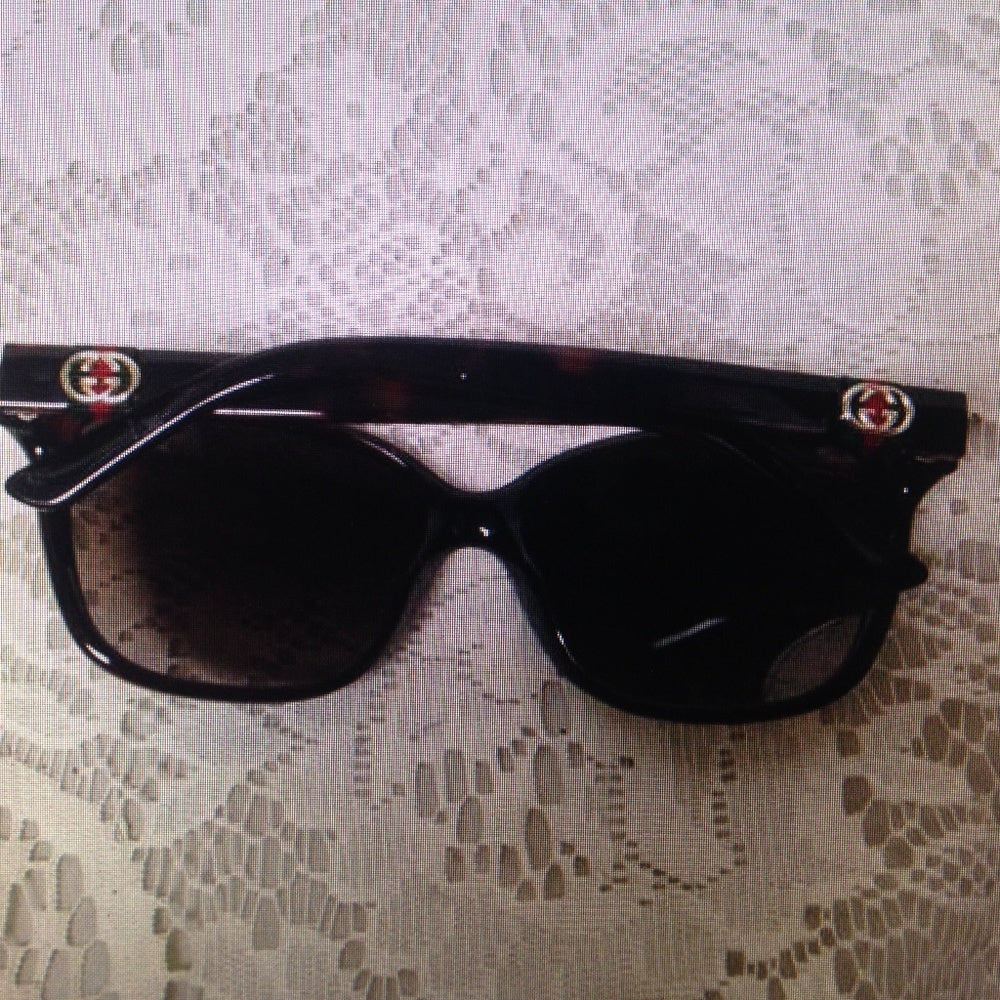 Gucci, Italy, Brown Tortoise Sunglasses