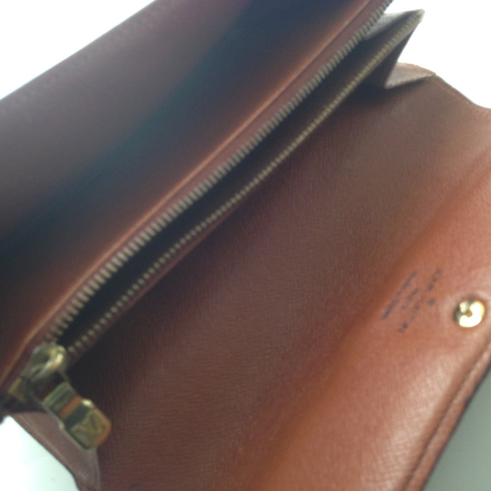 Louis Vuitton, Brown Mono, Bi-Fold Long Wallet