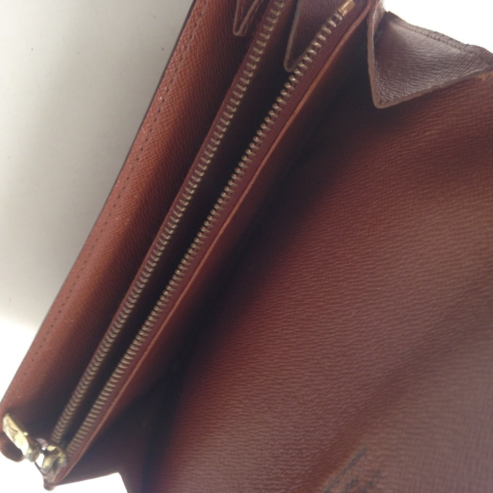 Louis Vuitton, Brown Mono, Bi-Fold Long Wallet