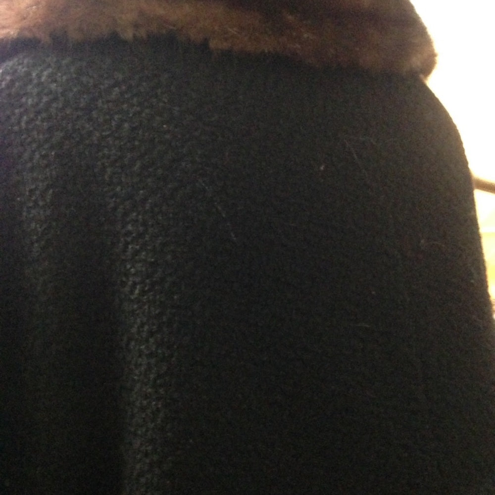 Vintage Jean Sutton Black Faux Persian Lamb Coat