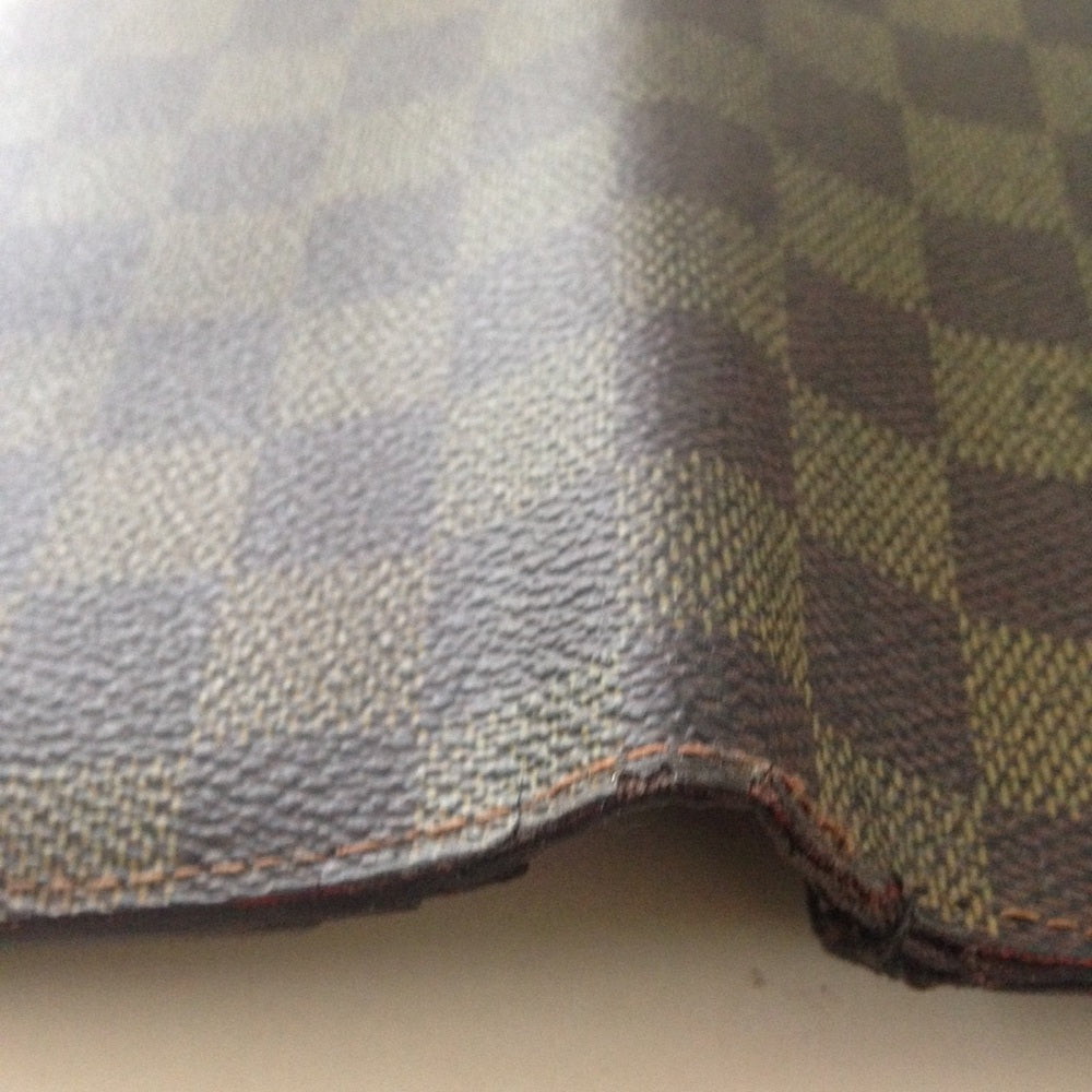 Louis Vuitton, Damier Ebene Long Wallet 7.5 x 4in
