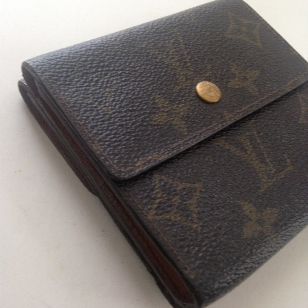 Louis Vuitton Brown Mono Mens Compact Wallet