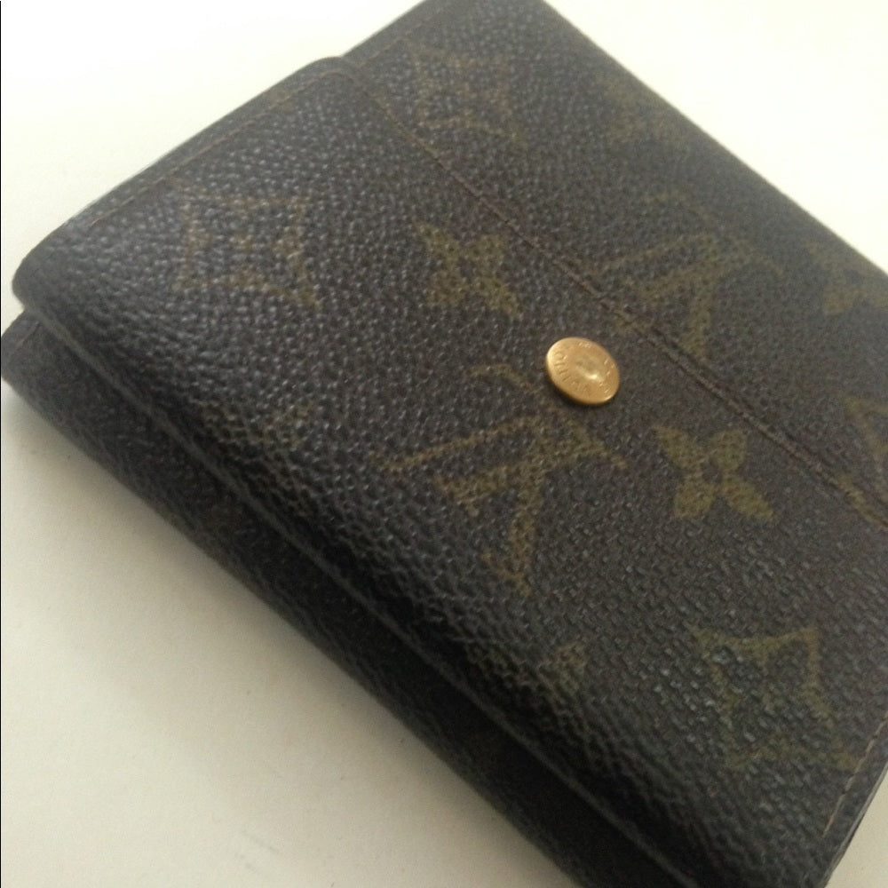 Louis Vuitton Brown Mono Mens Compact Wallet
