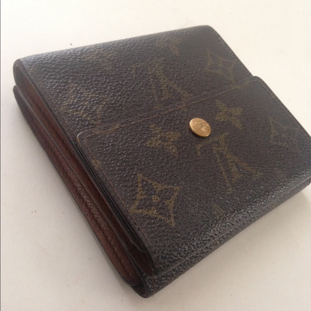 Louis Vuitton Brown Mono Mens Compact Wallet