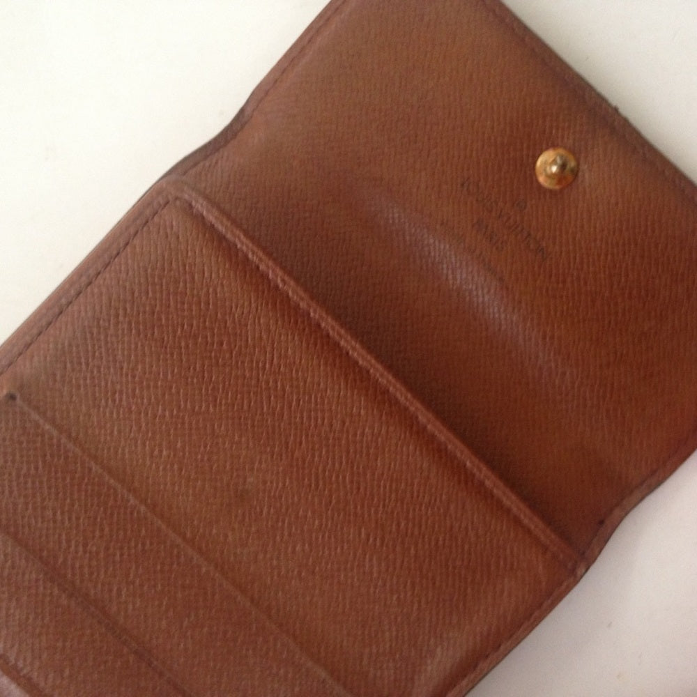 Louis Vuitton Brown Mono Mens Compact Wallet