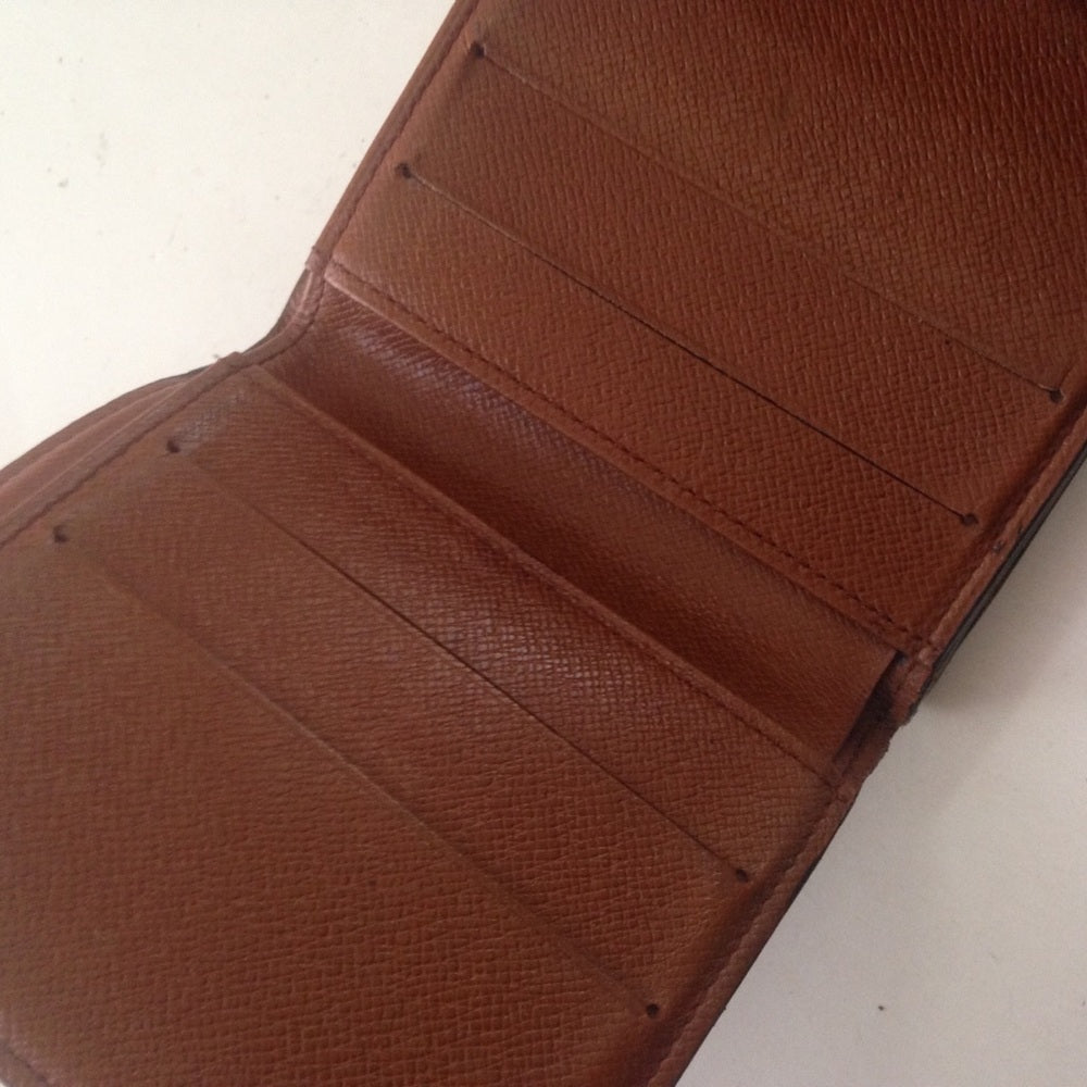 Louis Vuitton Brown Mono Mens Compact Wallet