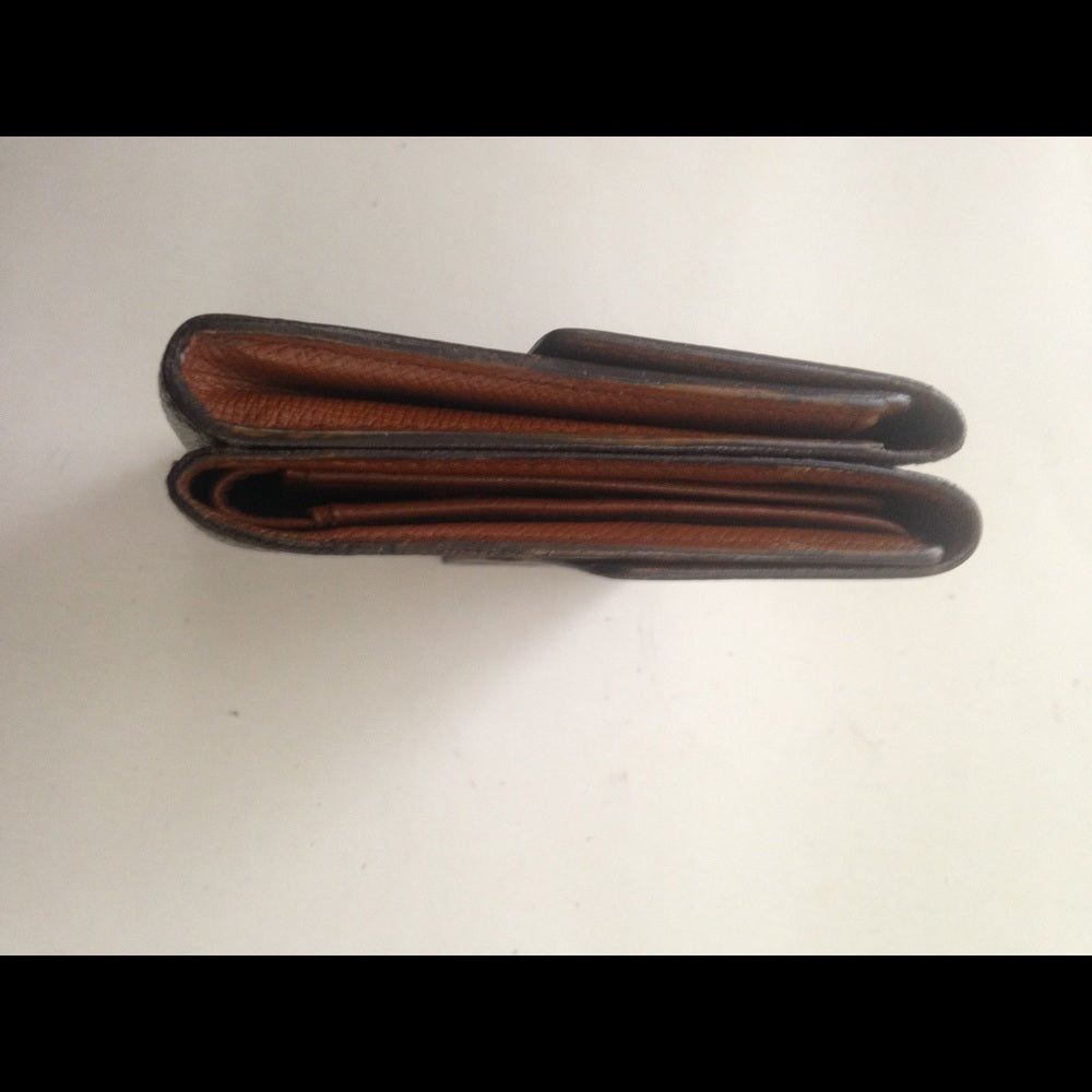 Louis Vuitton Brown Mono Mens Compact Wallet