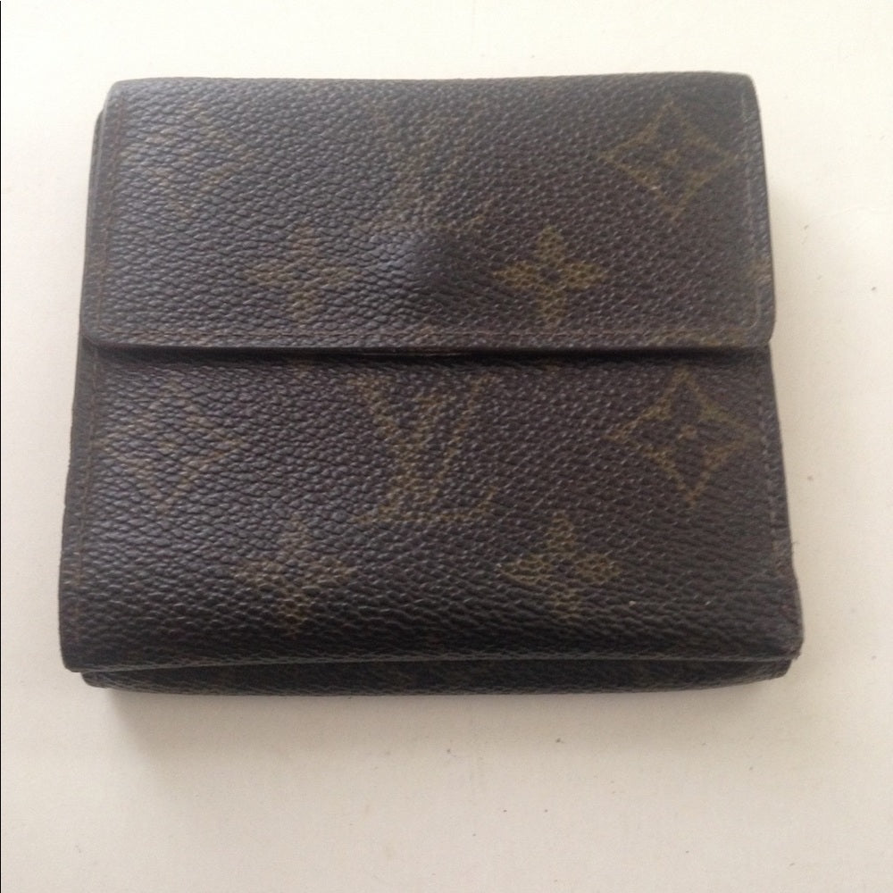 Louis Vuitton Brown Mono Mens Compact Wallet