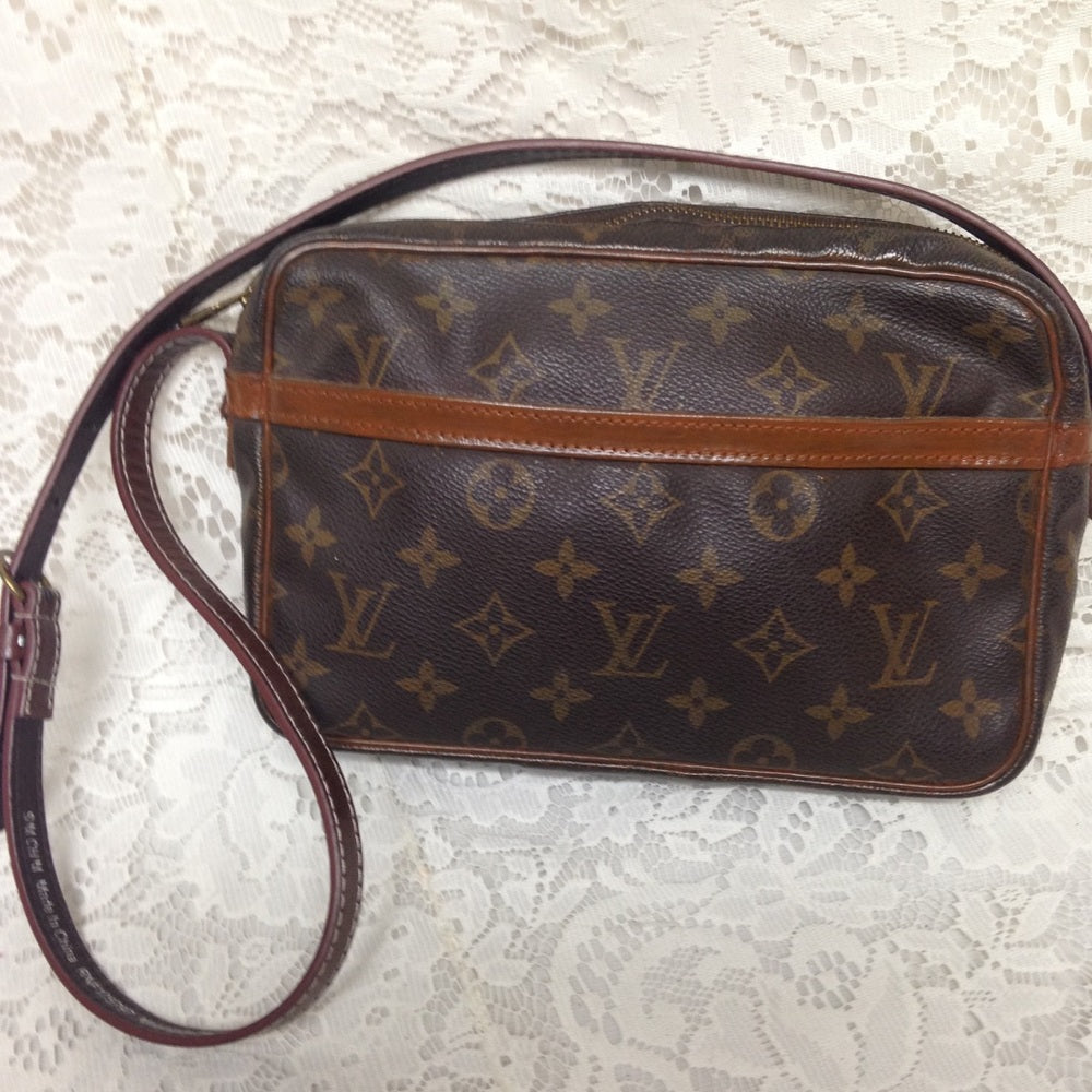 Vintage Louis Vuitton Brown Mono Shoulder Bag