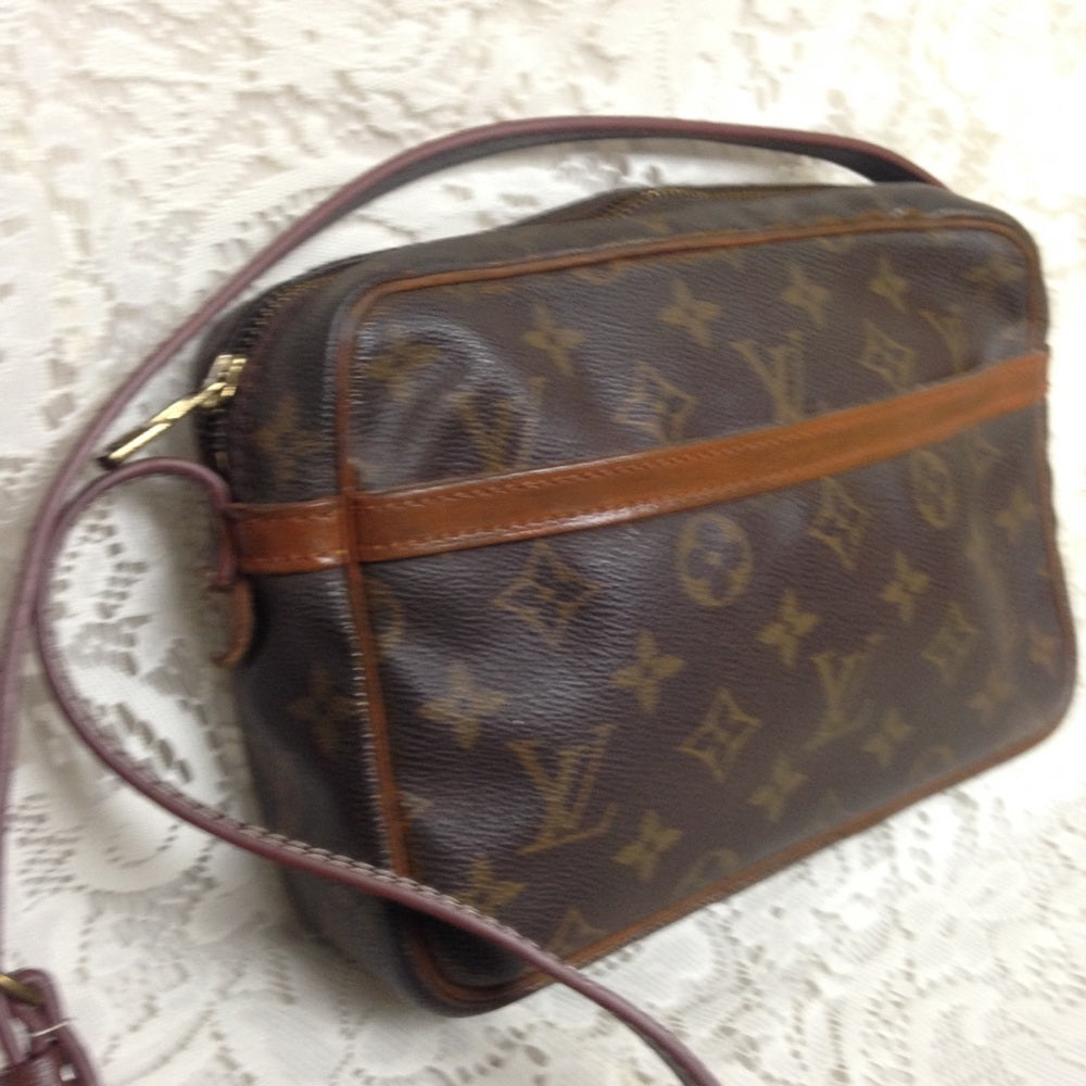 Vintage Louis Vuitton Brown Mono Shoulder Bag