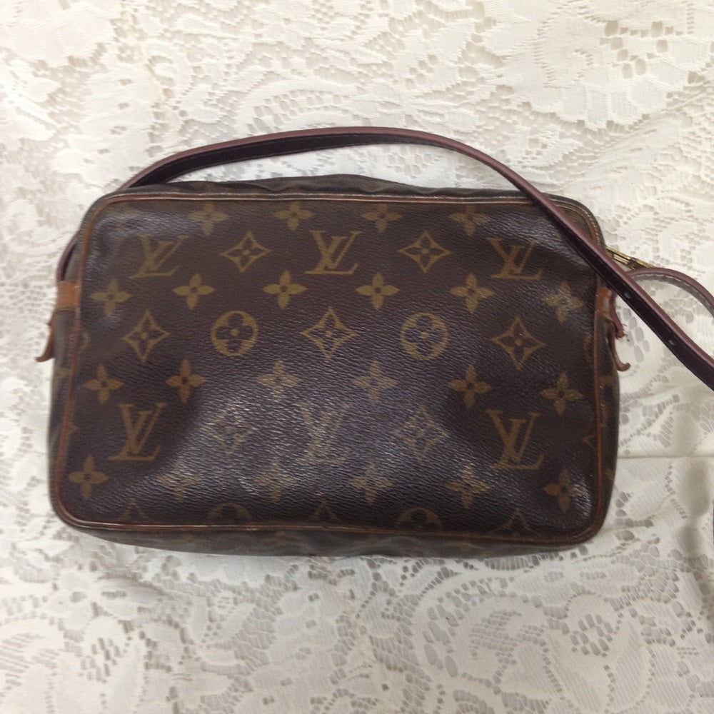 Vintage Louis Vuitton Brown Mono Shoulder Bag