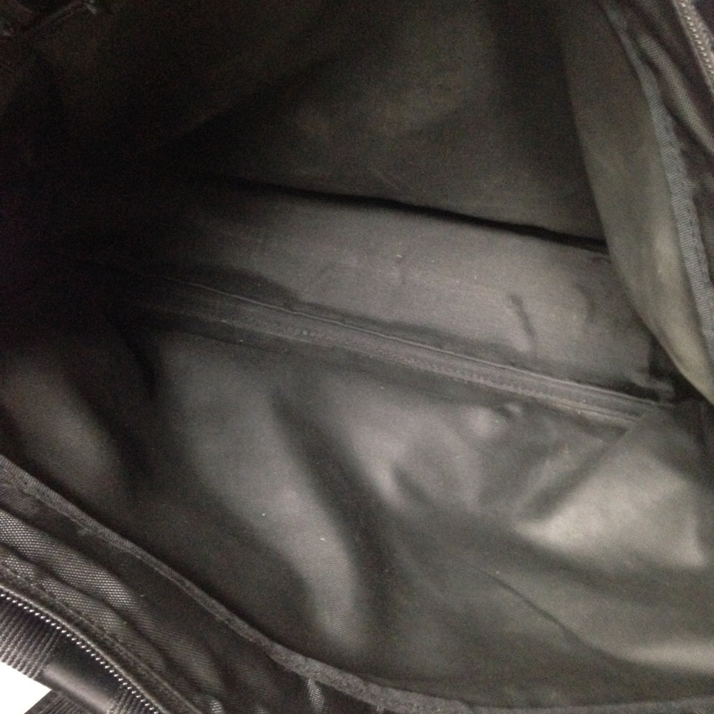 Valentino Black-Gray Stripes Tote Shoulder Bag