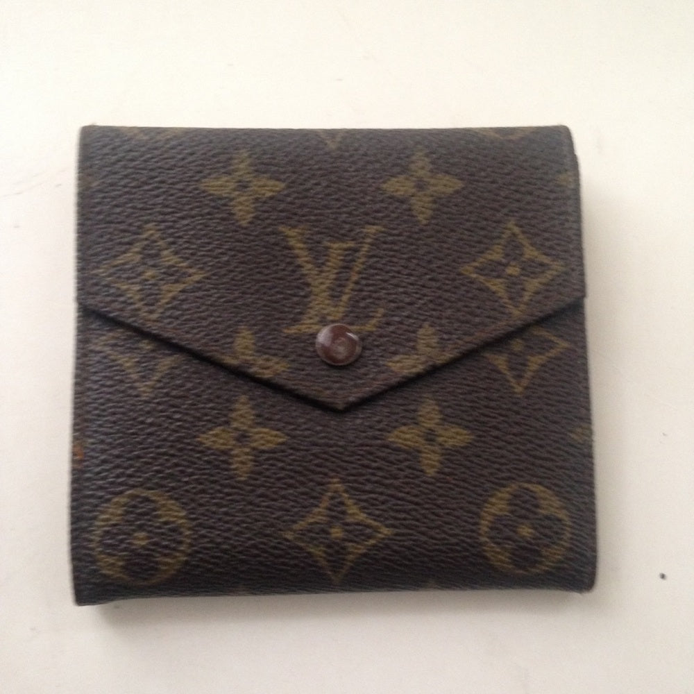 Louis Vuitton, Brown Mono, Mens Compact Wallet
