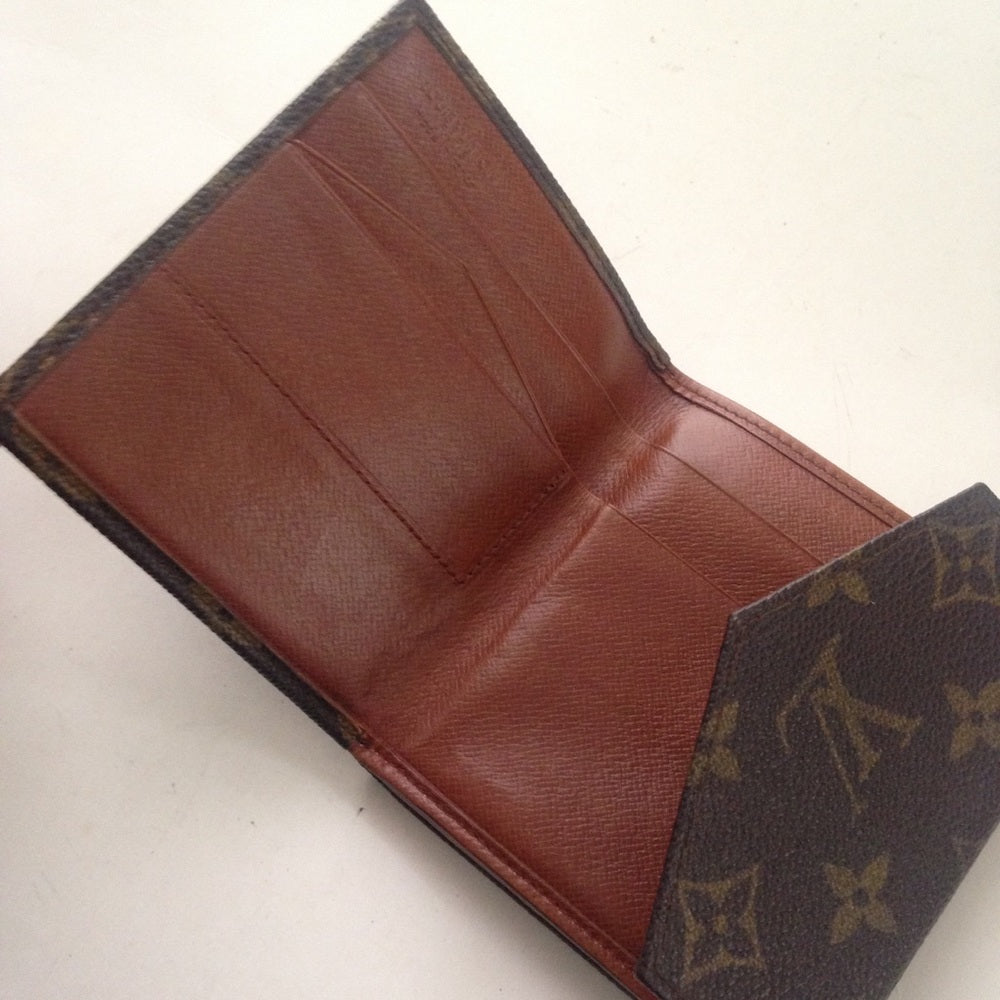 Louis Vuitton, Brown Mono, Mens Compact Wallet