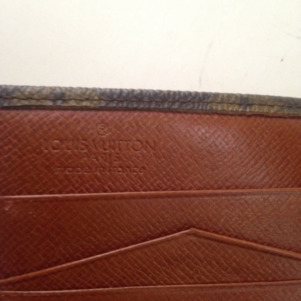 Louis Vuitton, Brown Mono, Mens Compact Wallet