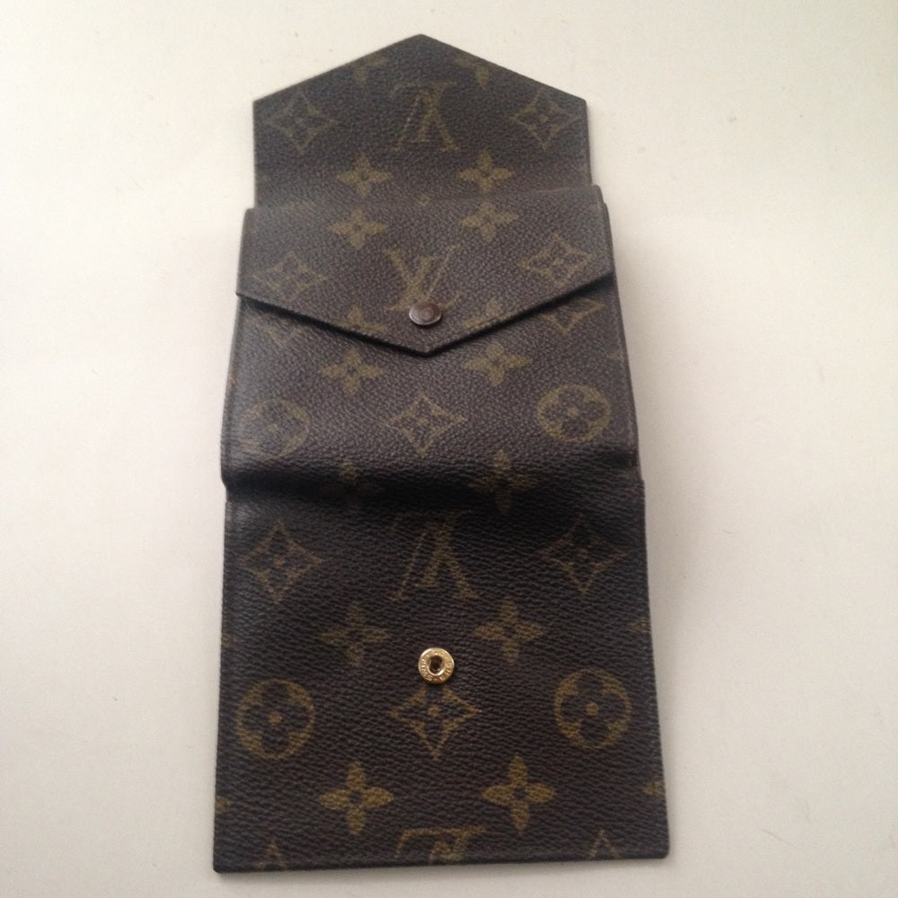 Louis Vuitton, Brown Mono, Mens Compact Wallet