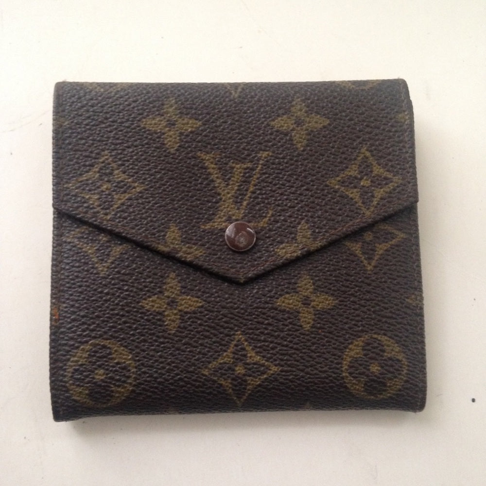 Louis Vuitton, Brown Mono, Mens Compact Wallet