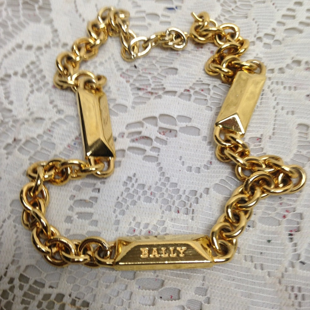 Bally Heavy Gold Plated 18-in Necklace