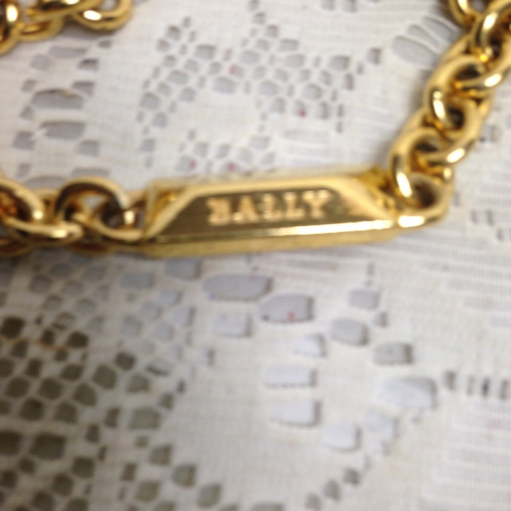 Bally Heavy Gold Plated 18-in Necklace
