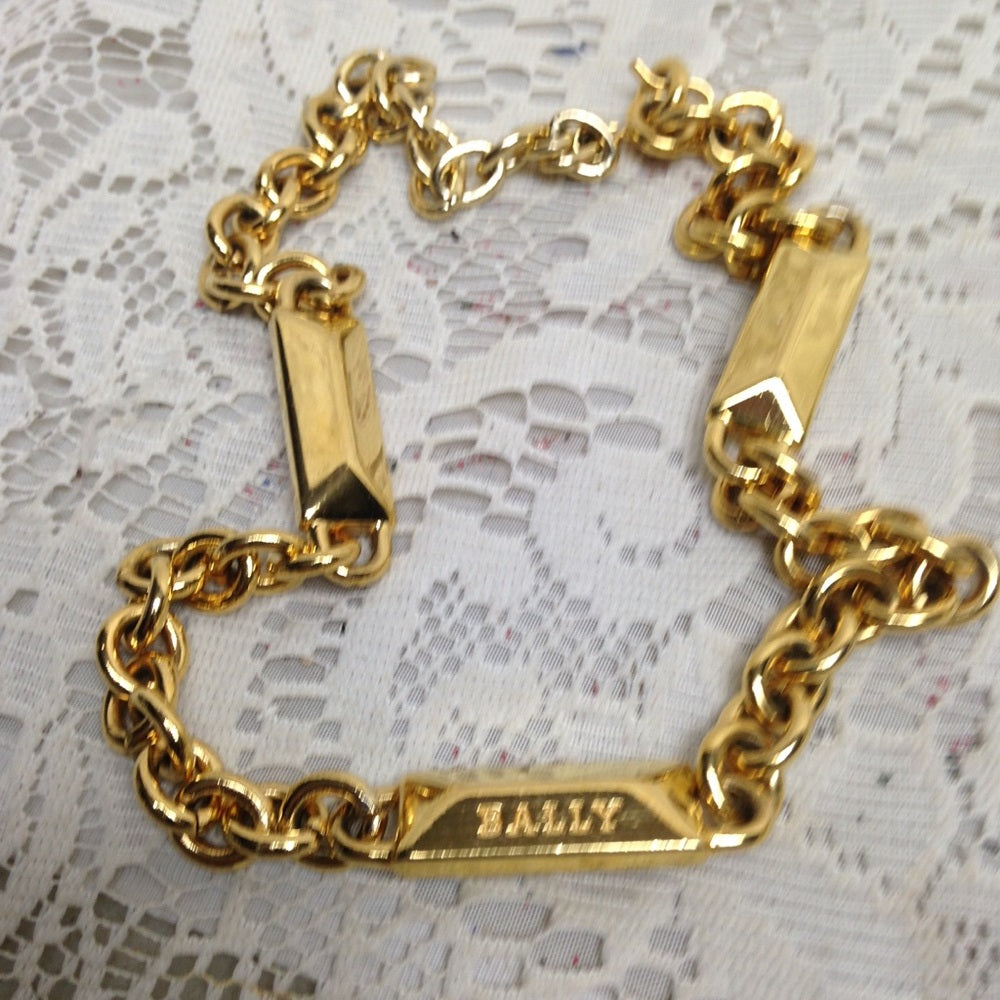 Bally Heavy Gold Plated 18-in Necklace