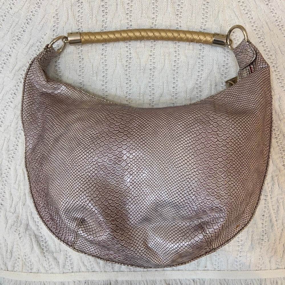 Dana Buchman, Faux Snake Skin Leather Shoulder Bag