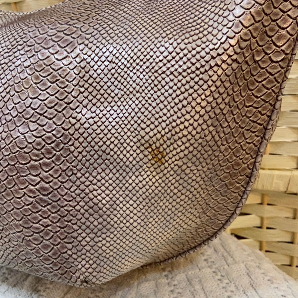 Dana Buchman, Faux Snake Skin Leather Shoulder Bag