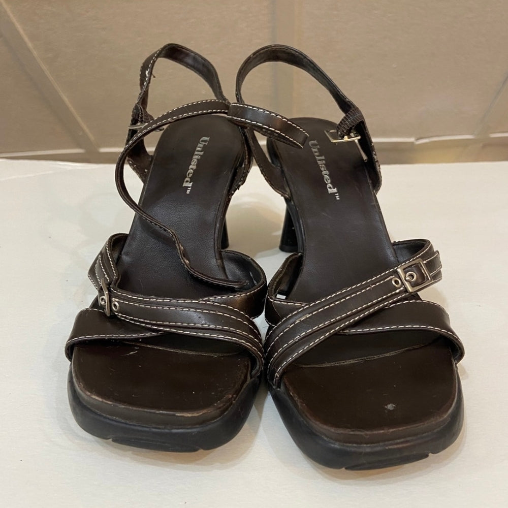 Unlisted, Brown Heels- Size 8