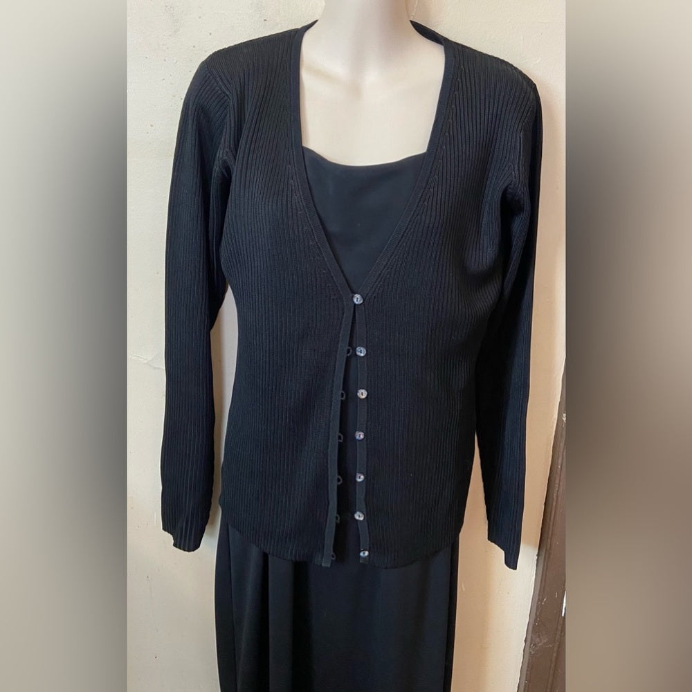 City Spirit Collection Black Sweater Cardigan. Size S