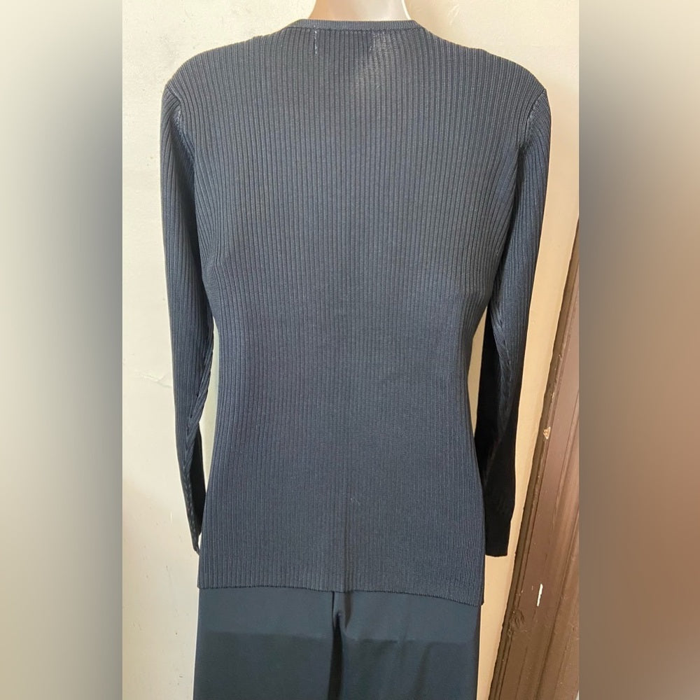 City Spirit Collection Black Sweater Cardigan. Size S