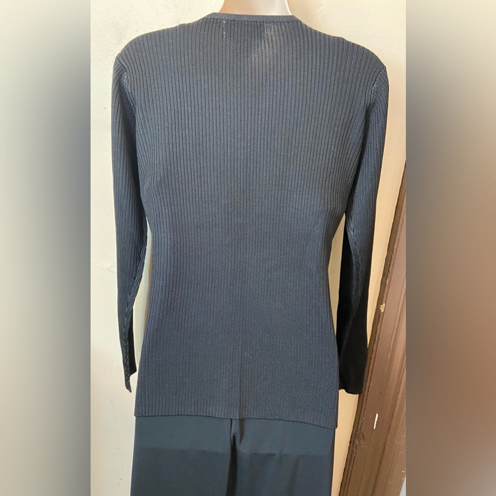 City Spirit Collection Black Sweater Cardigan. Size S
