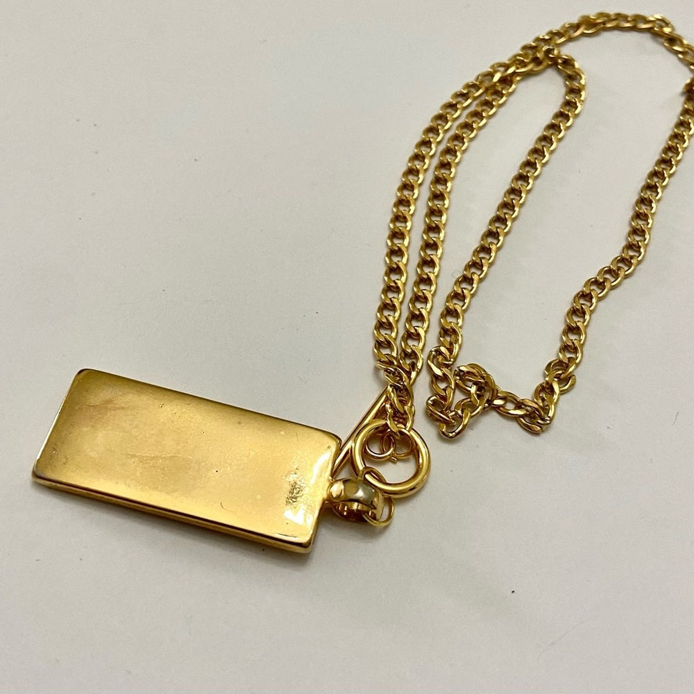 Celine 18-in Gold Plated Chain Necklace