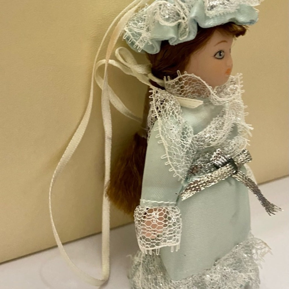 Vintage Danburry Mint-The Ladies of Fashion Dolls-Christmas Ornaments # 4