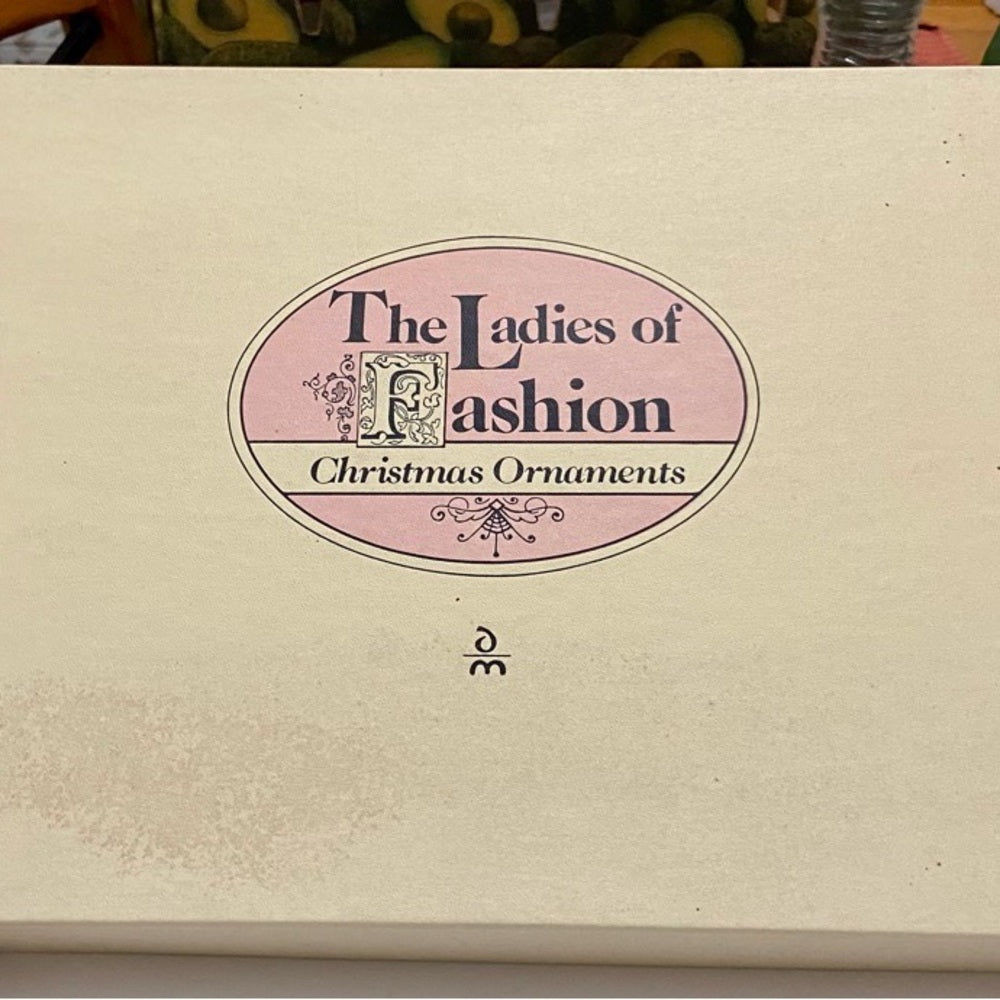 Vintage Danburry Mint-The Ladies of Fashion Doll Christmas Ornaments # 5