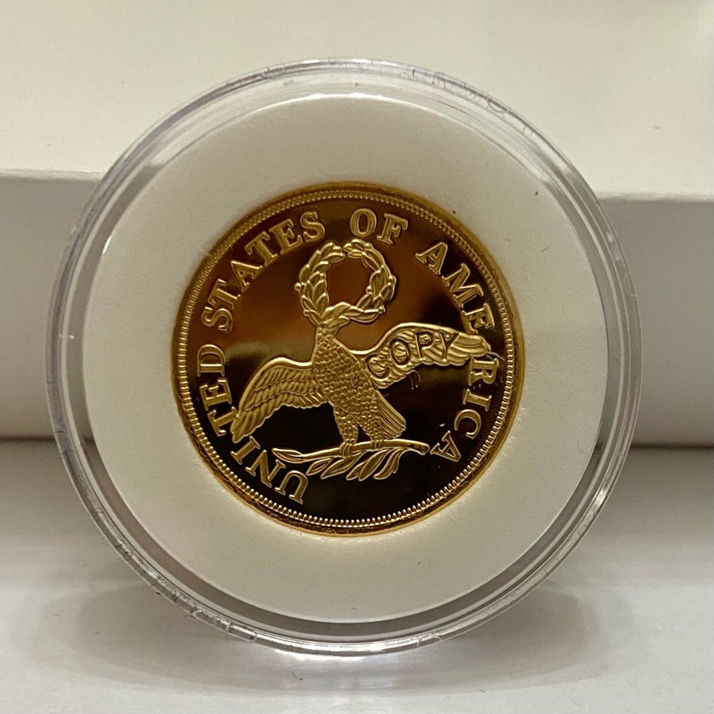 National Collectors Mint 1795, $5.00 Tribute Gold Plated Coin