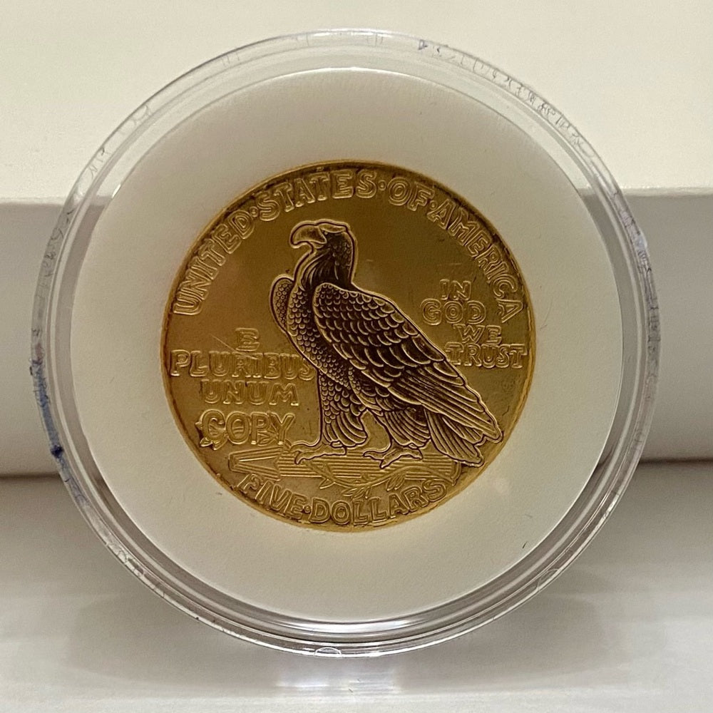 National Collectors Mint, 1929, $5.00Tribute Gold Plated Coin