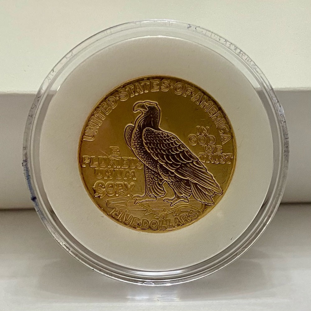National Collectors Mint, 1929, $5.00Tribute Gold Plated Coin