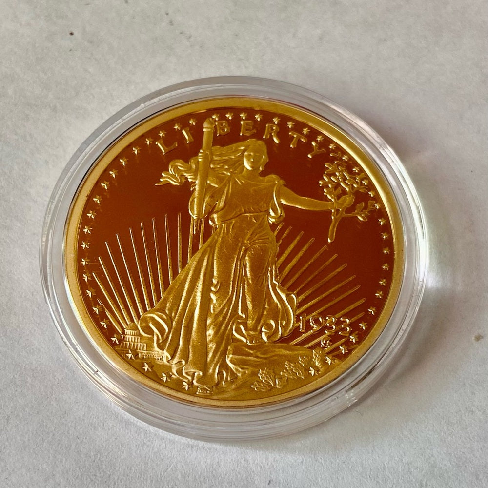 National Collectors Mint, Gold Plated 1933 $20 Tribute Coin