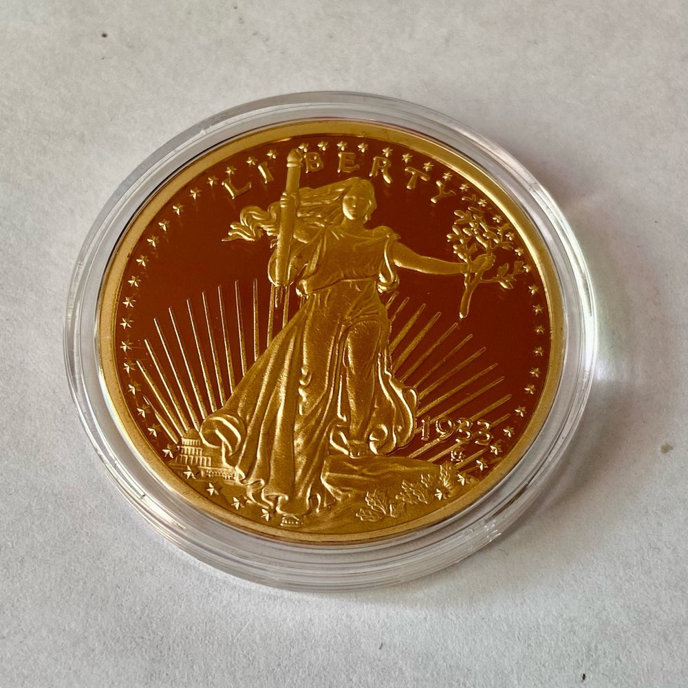 National Collectors Mint, Gold Plated 1933 $20 Tribute Coin