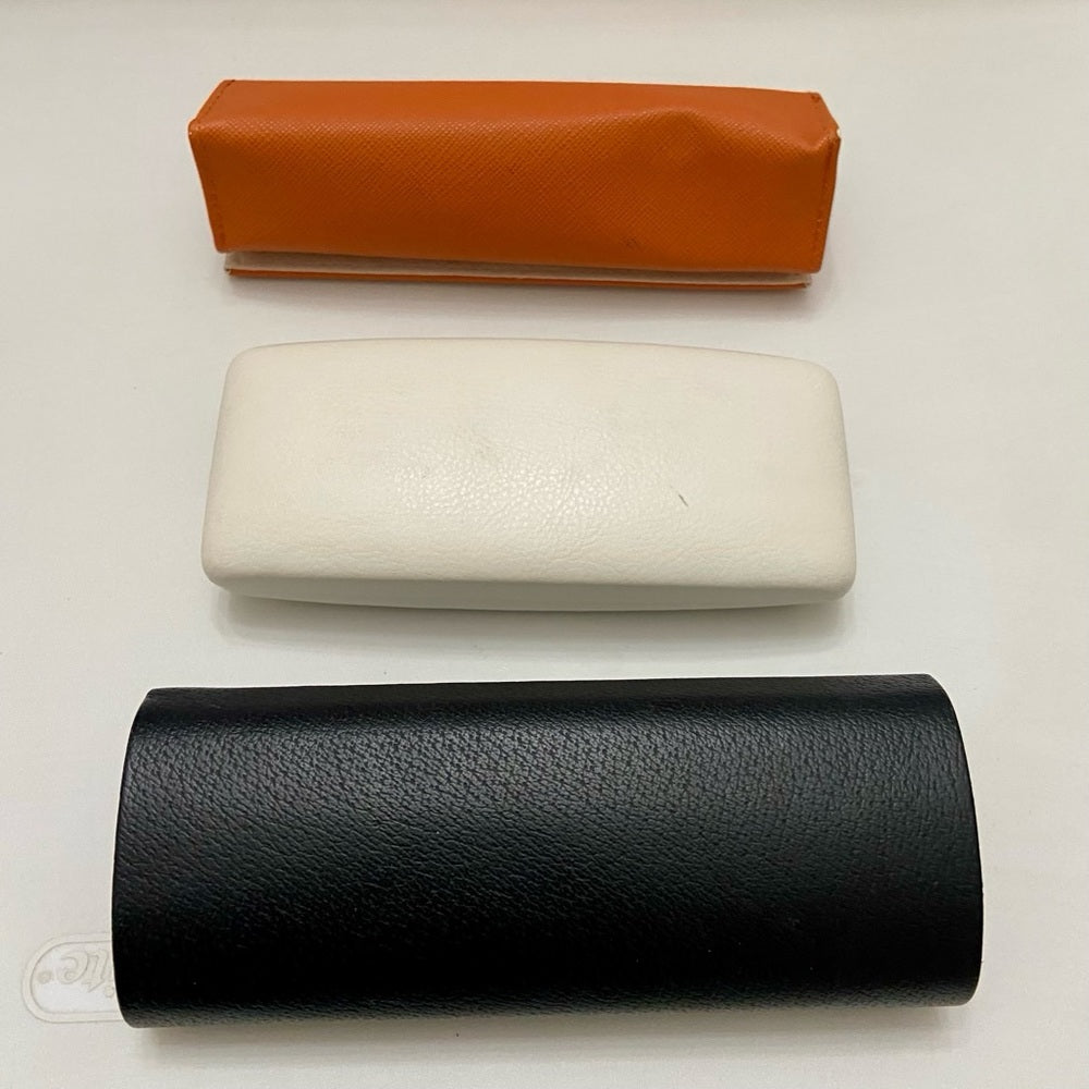 Three Sunglasses Cases- Burberry, Tory Burch and Versace