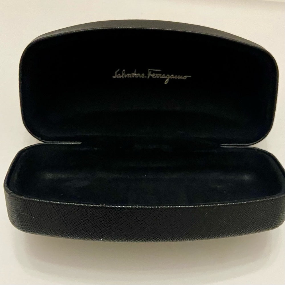 Three Sunglasses Cases- Ferragamo, Tory Burch and Versace
