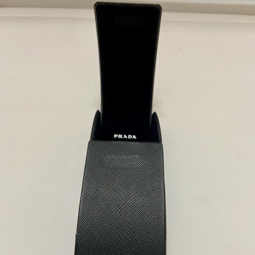 Three Sunglasses Cases- Prada, Tory Burch and Versace