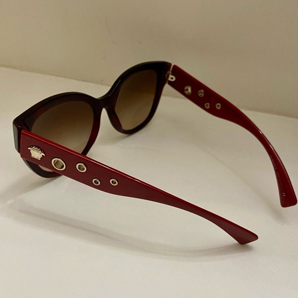 Versace Cat Eye Red Gold-Havana Brown Mod 4314 5184/13 56-17 140 3N