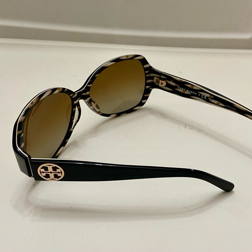Tory Burch Brown Polarized Sunglasses TY7019 910/T5 58-15 130 2P