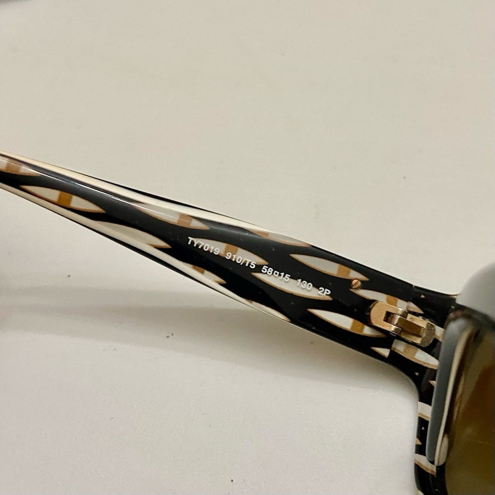 Tory Burch Brown Polarized Sunglasses TY7019 910/T5 58-15 130 2P
