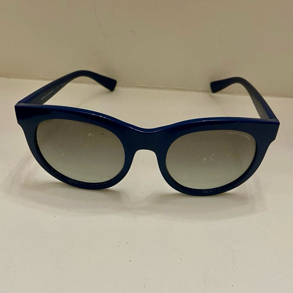 Armani Exchange Blue Marble Sunglasses AX 40535 819311 51-21 140 2N