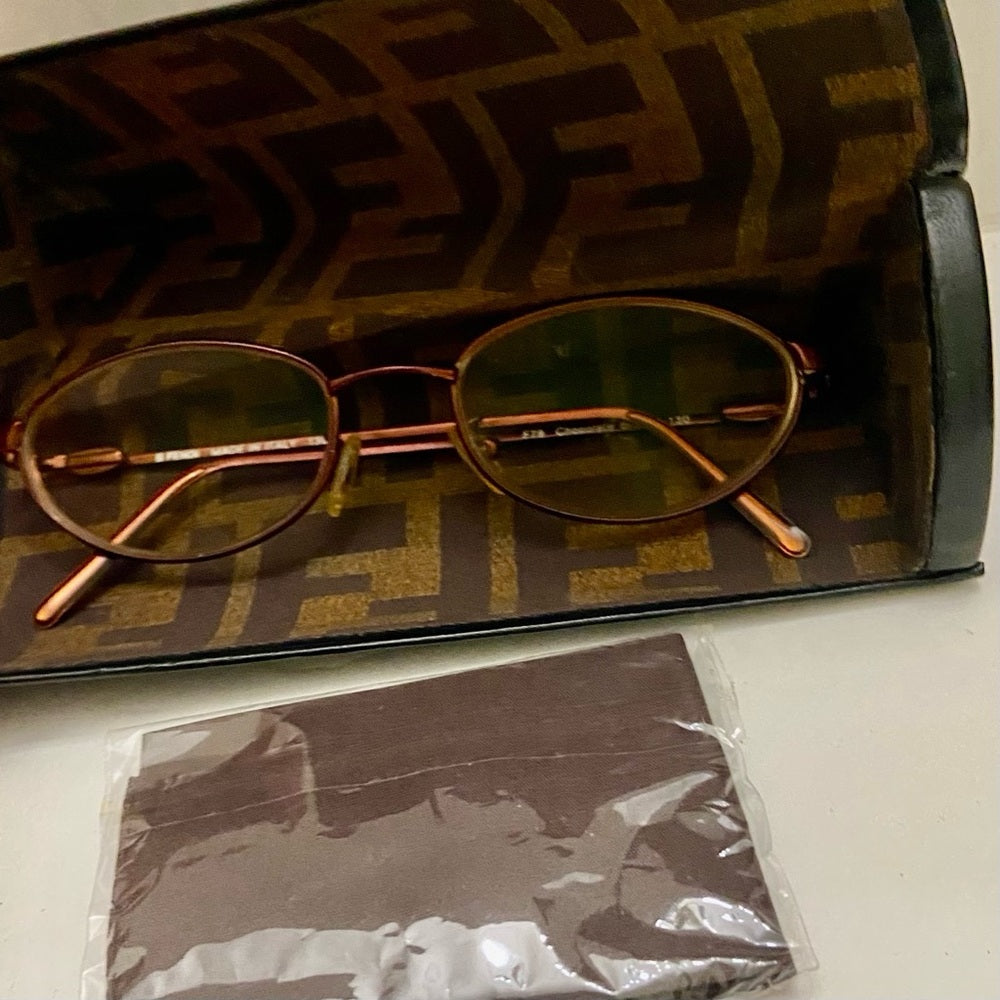 Fendi Made in Italy Chocolate Brown F78 130 (Frame Only)