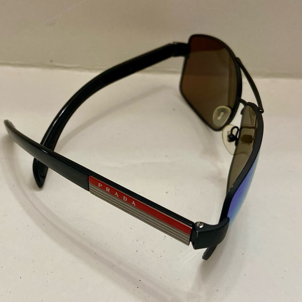 Prada - Italy Polarized Mirrored Aviator Sunglasses SPS 541 65-14 5AV-5Z1 125 3P