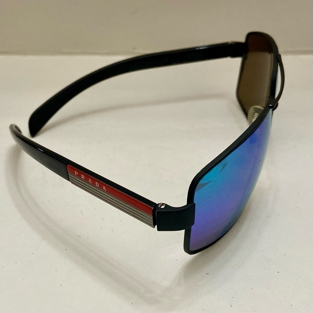 Prada - Italy Polarized Mirrored Aviator Sunglasses SPS 541 65-14 5AV-5Z1 125 3P